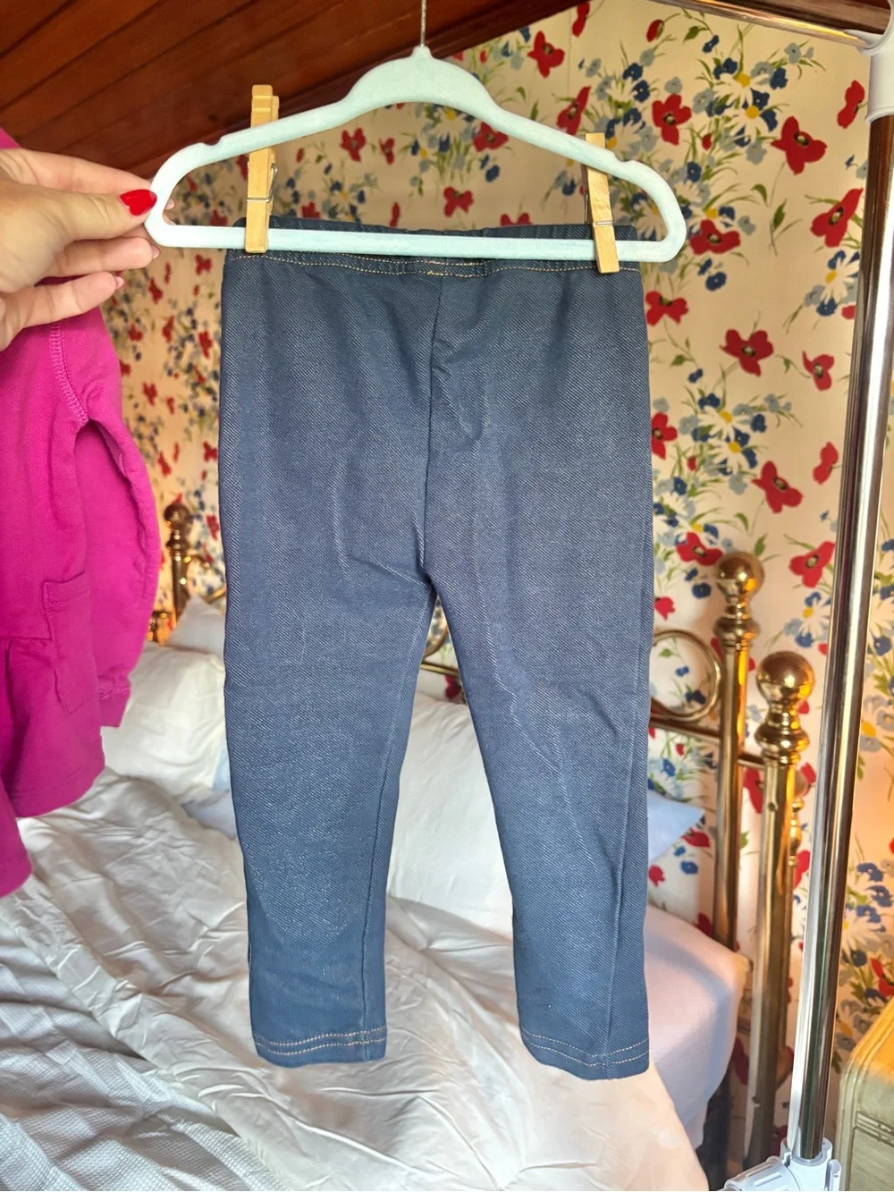 carhartt 2t deer peplum top + little lass 24m jeggings outfit set pink woodland